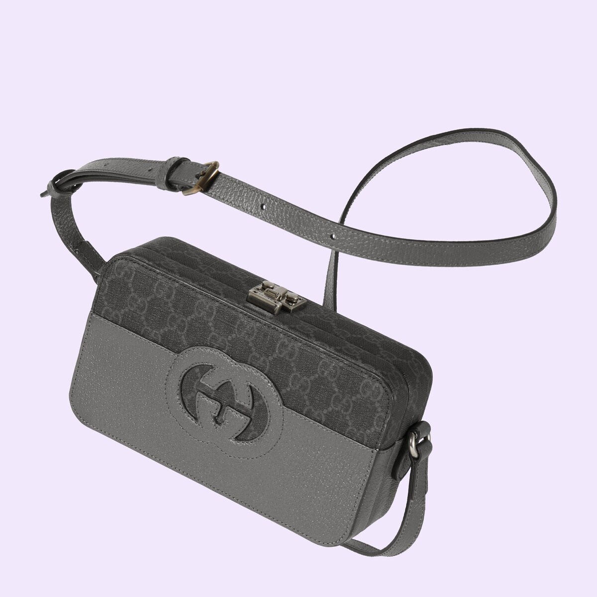 Top handle bag with cut-out Interlocking G - 5