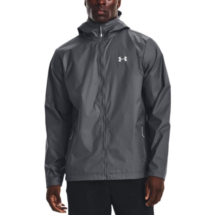 Under Armour Forefront Rain Hoody Jacket 'Grey' 1321439-013 - 3