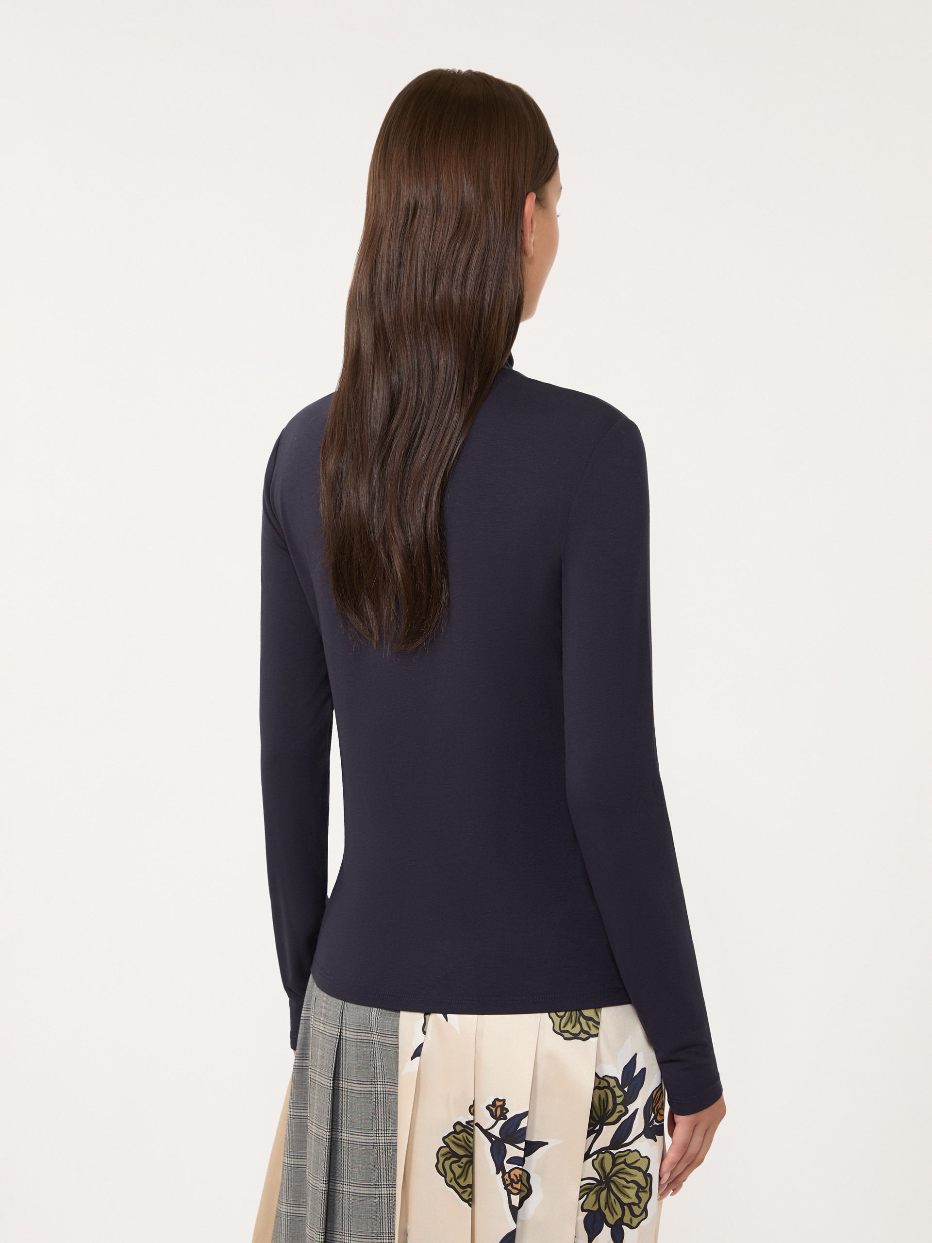 MULTIF Stretch viscose turtleneck - 4