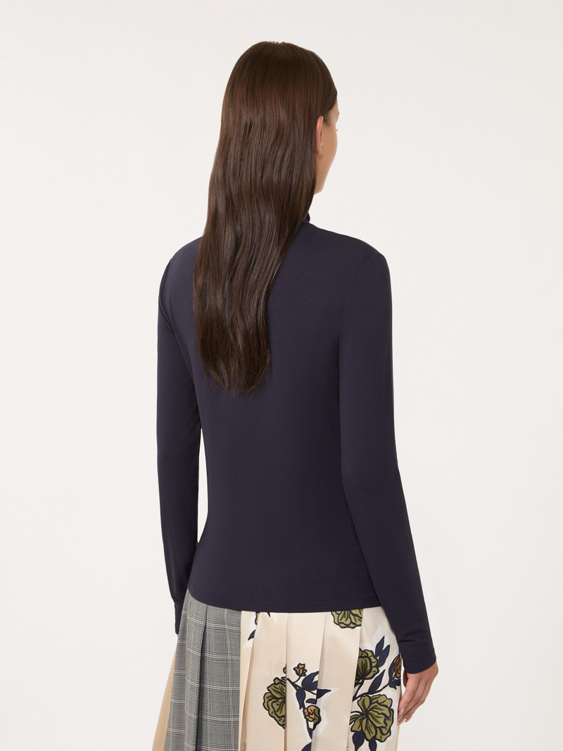 MULTIF Stretch viscose turtleneck 4