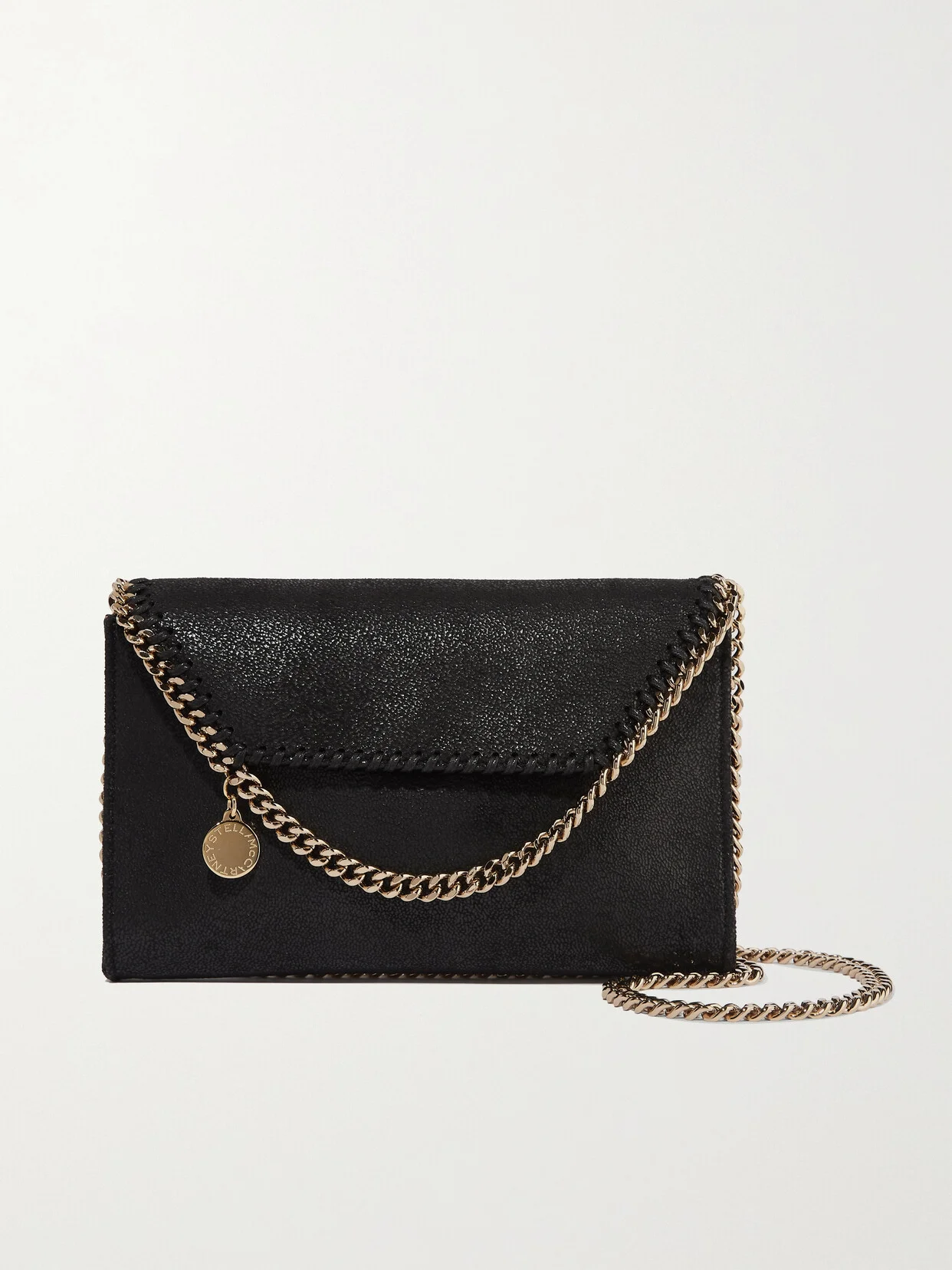 Falabella Mini Vegetarian Brushed-leather Shoulder Bag - 1