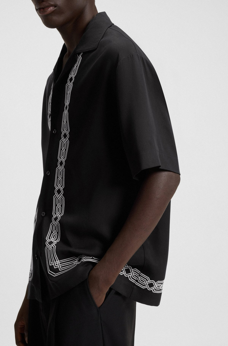 OVERSIZE-FIT SHIRT WITH EMBROIDERED PATTERN 6
