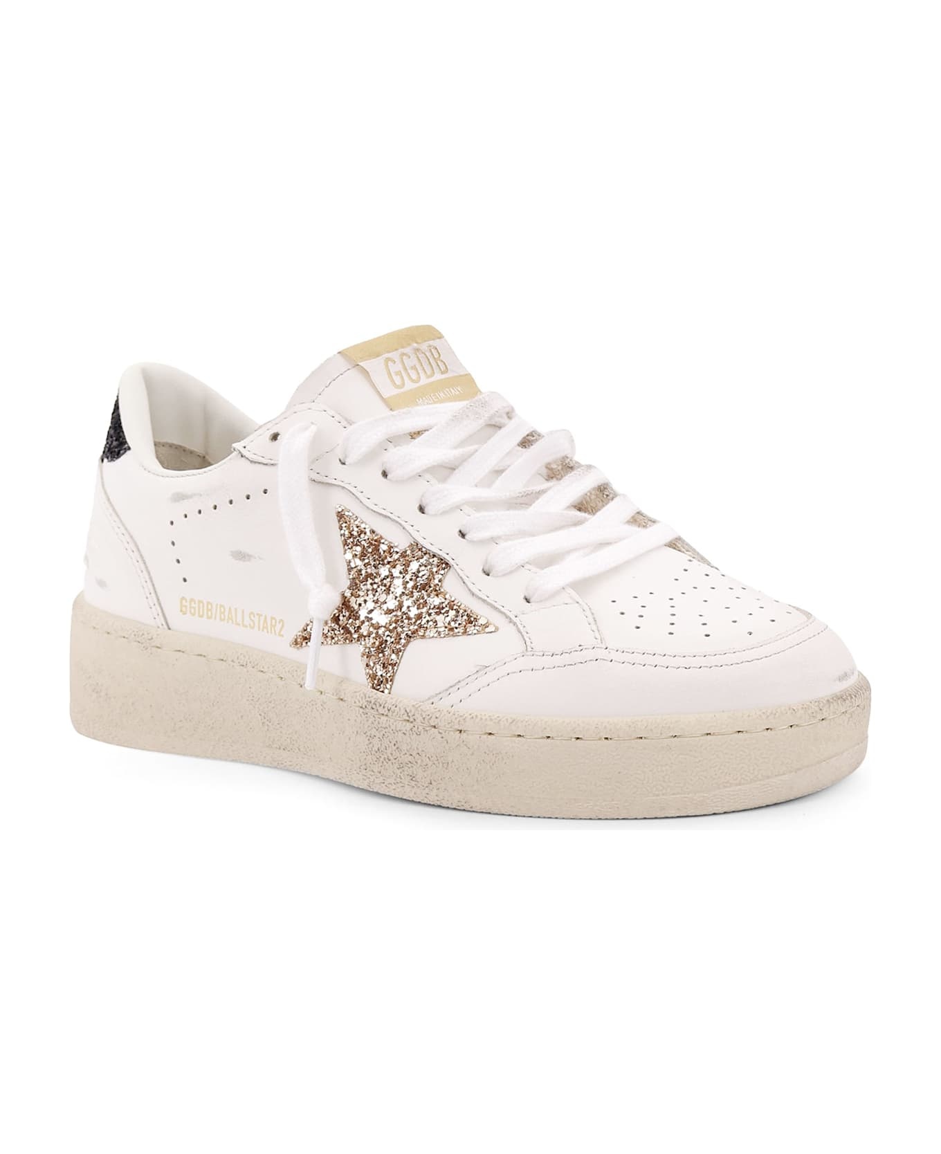 Ballstar 2 Leather Upper And Spur Glitter Star And Heel - 2