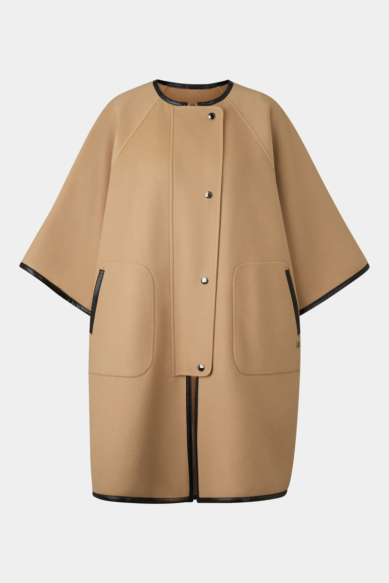 Double-face cape Idaho in Camel 1