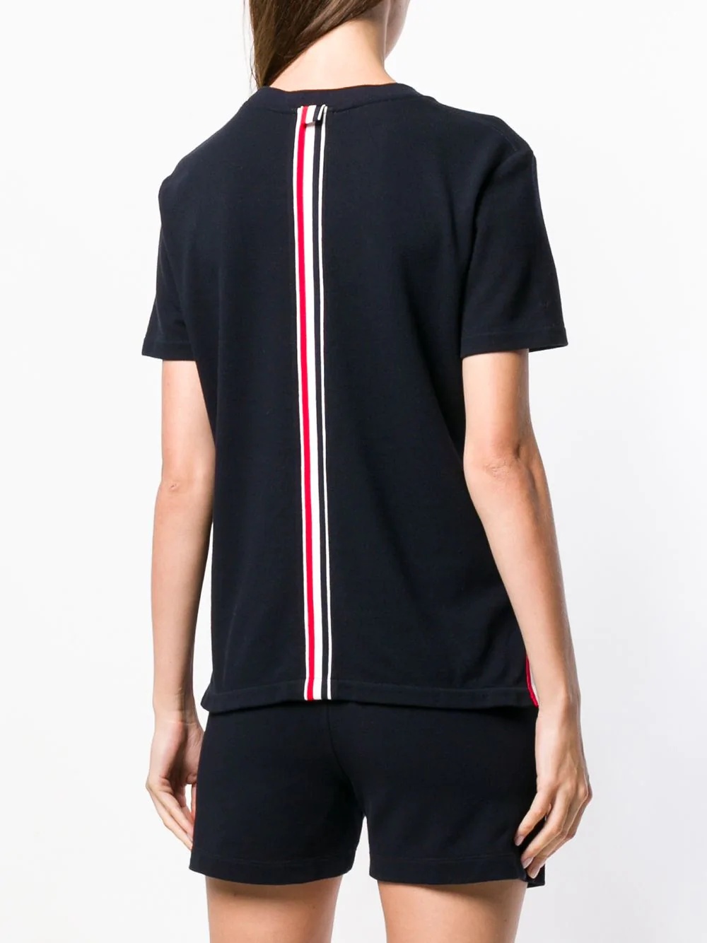 RWB stripe relaxed piqué T-shirt - 4