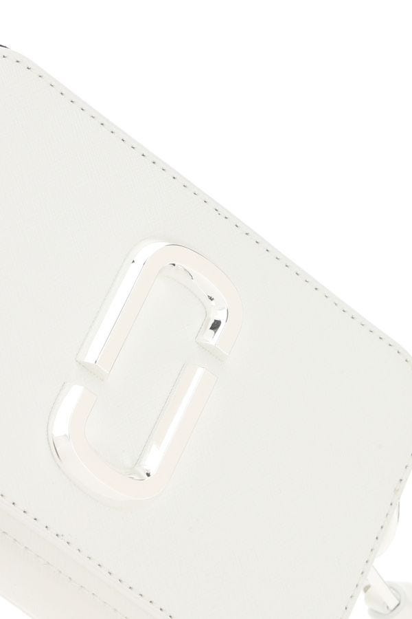 White leather small The Snapshot crossbody bag - 4