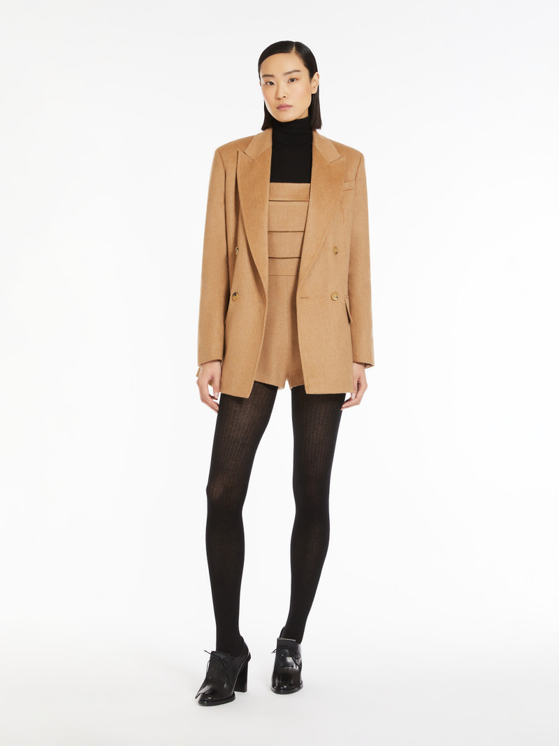 Max Mara MATASSA Camel hair playsuit outlook