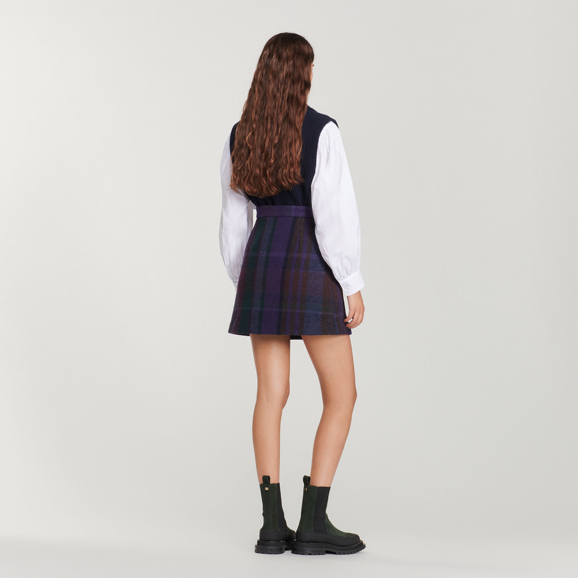 Short fringed skirt - 6
