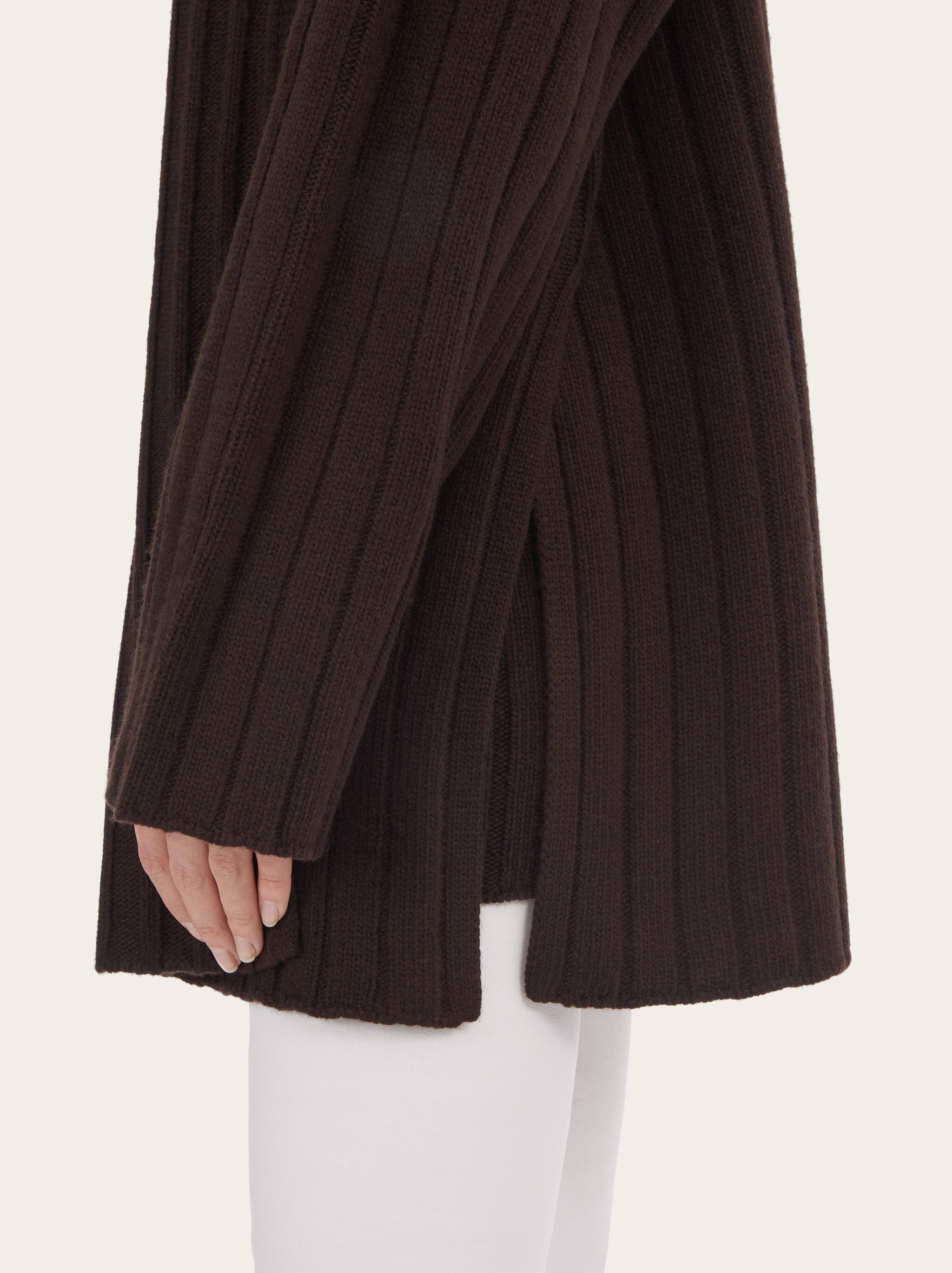 Ribbed cardigan - 4