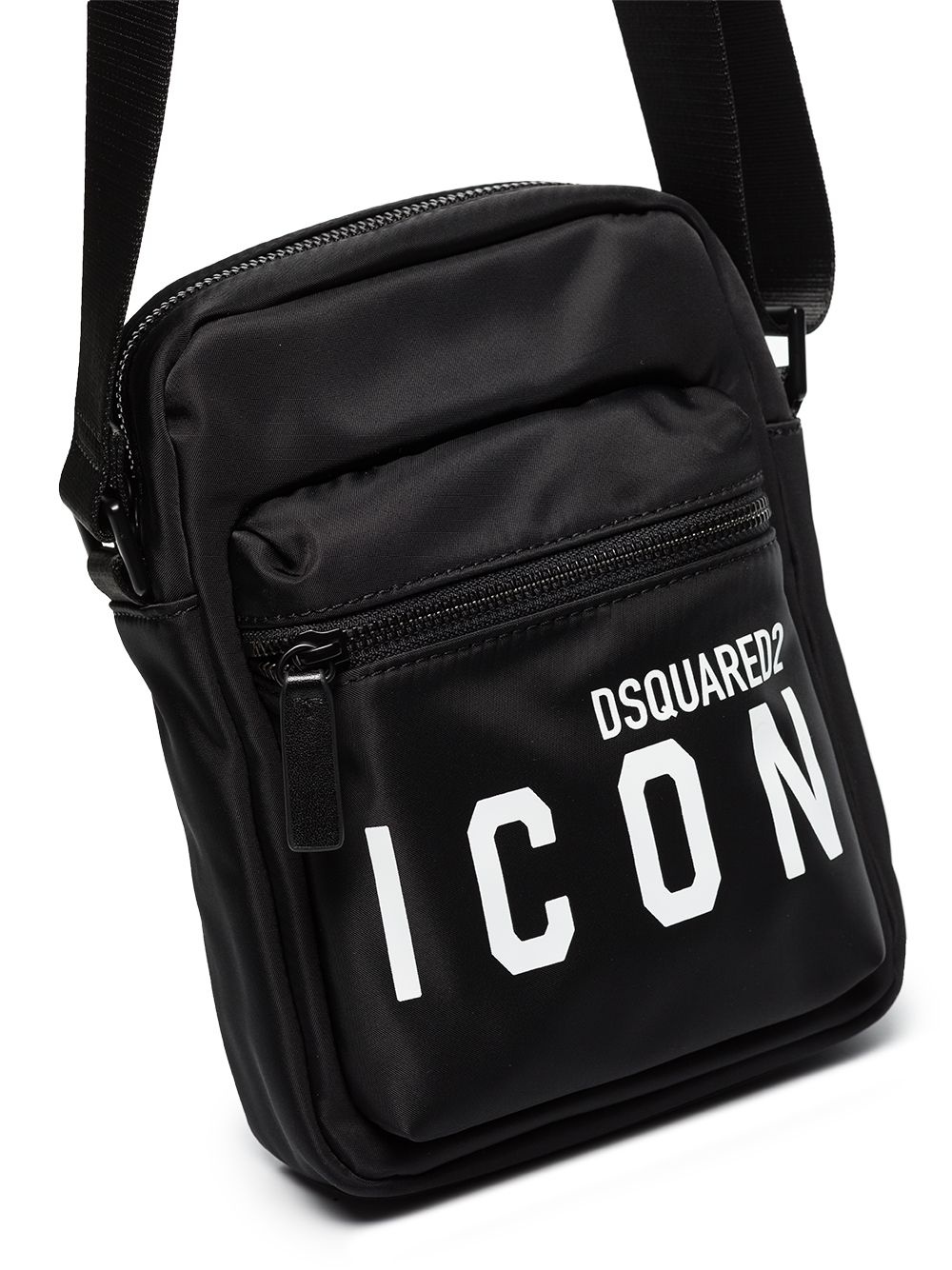 Icon logo-print messenger bag - 5