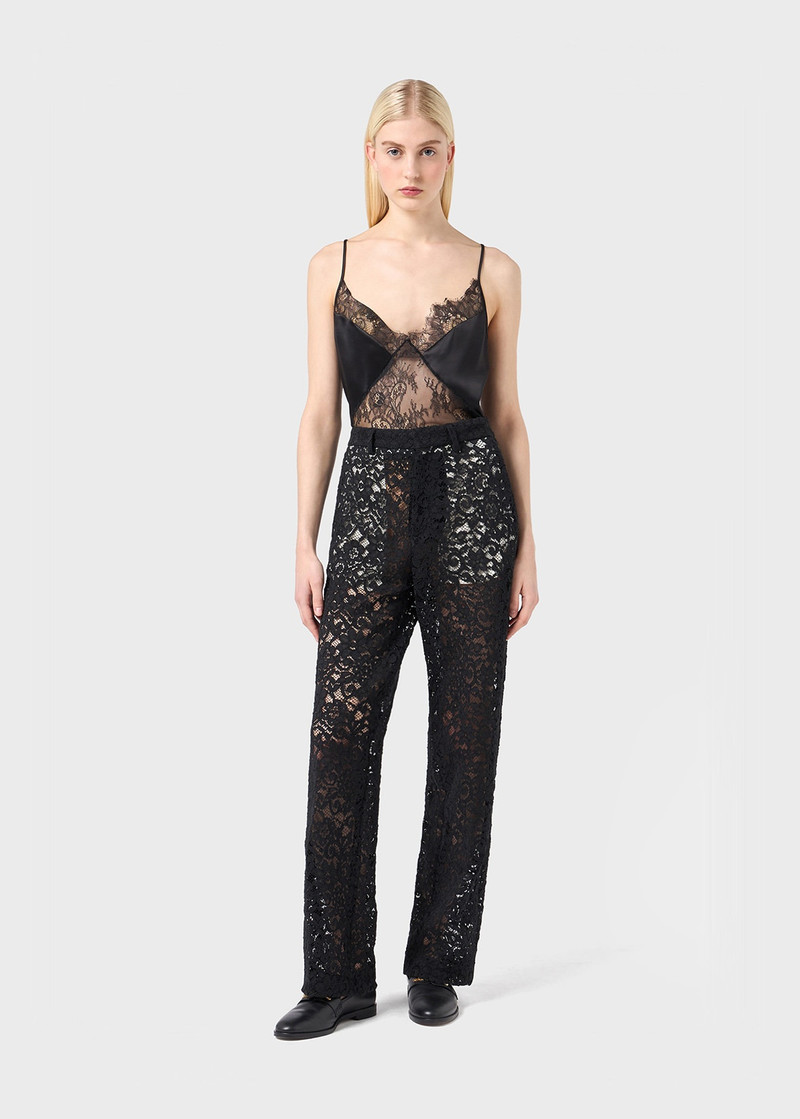 Blumarine RÉBRODÉ LACE PANTS outlook