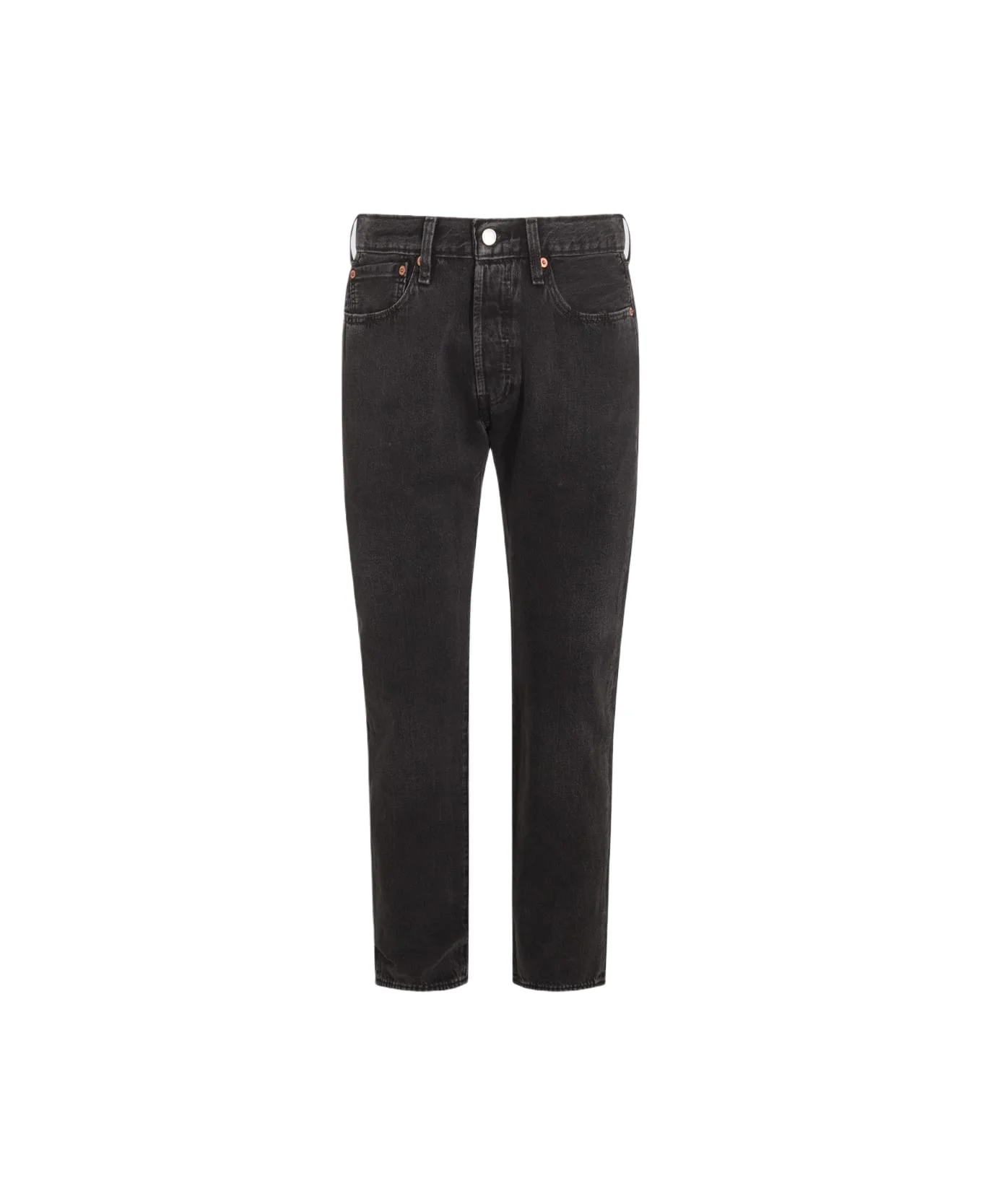 Black Cotton Denim 501 Jeans - 1