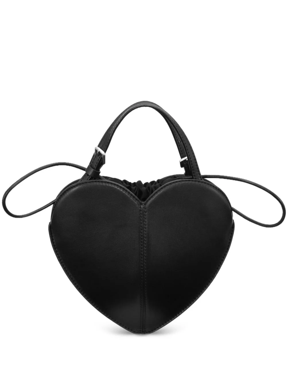 heart-shape leather tote bag - 1