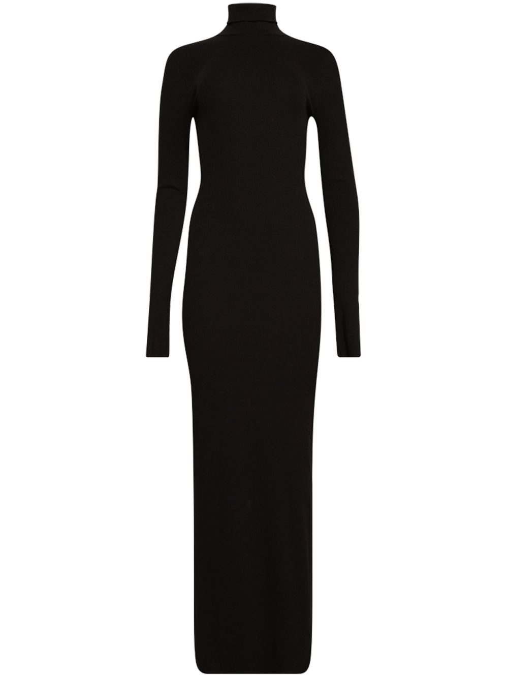turtleneck maxi dress - 1