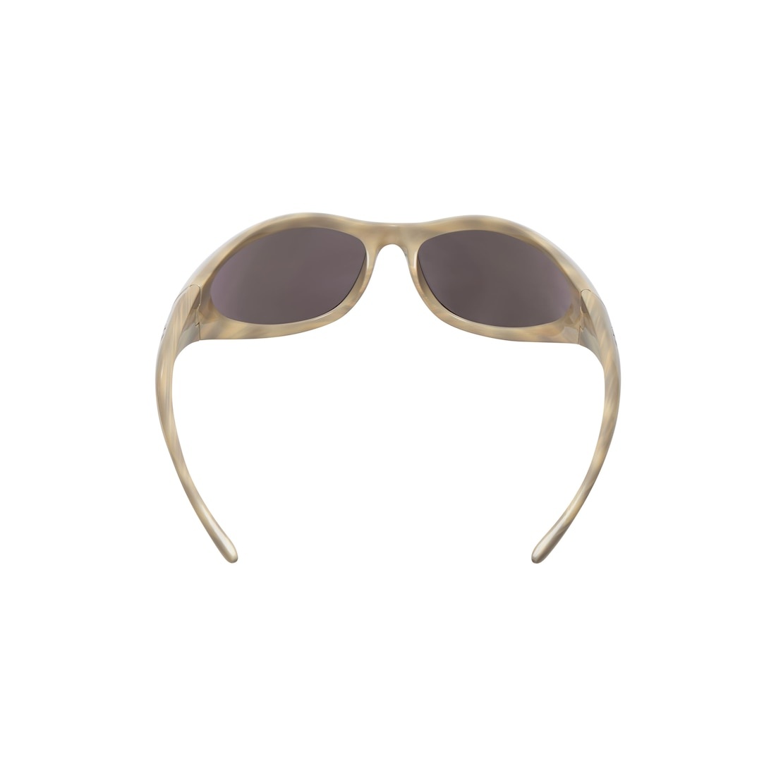 Sporty B Round Af Sunglasses  in White - 2