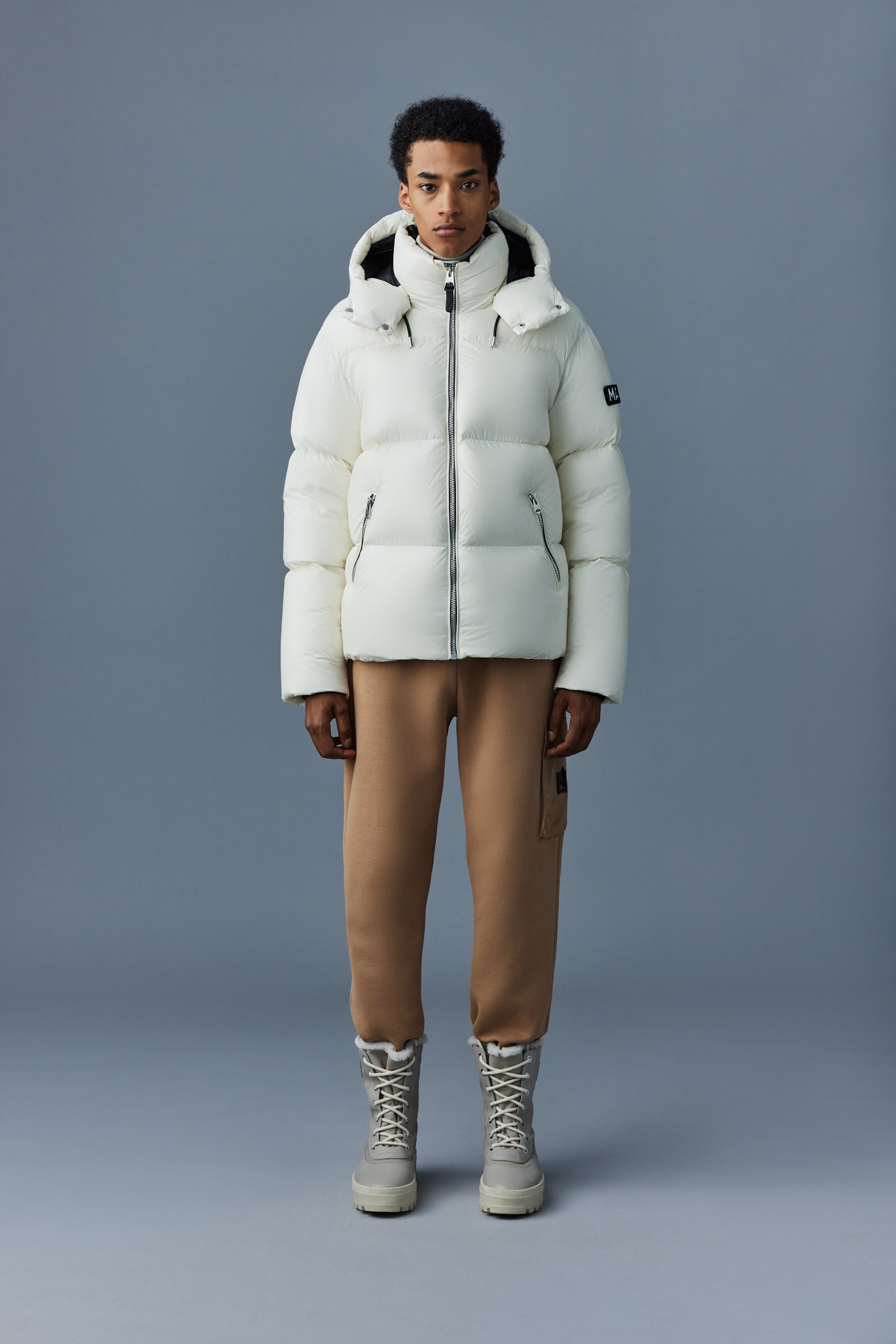 KENT-Z lustrous down jacket with hood - 2