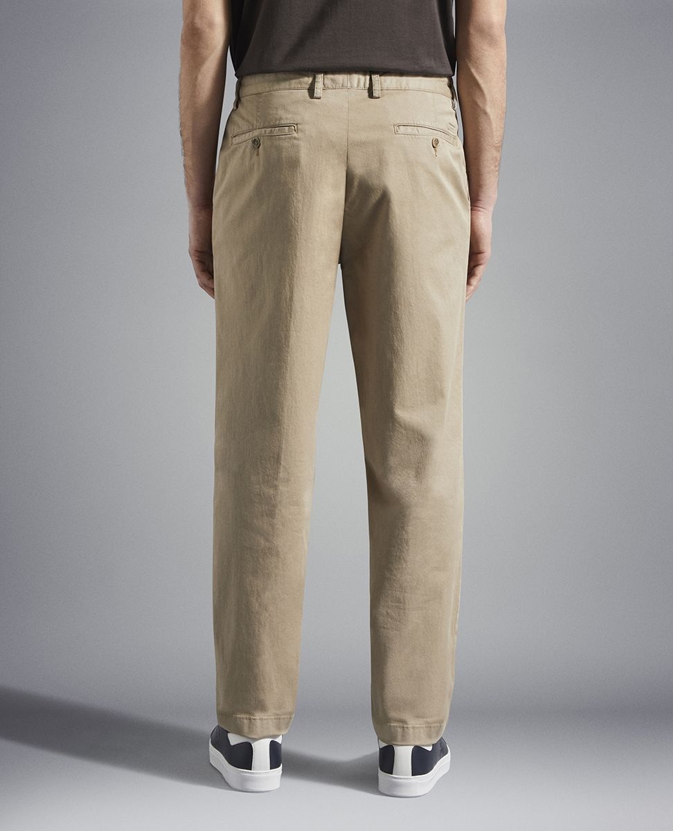 Stretch organic cotton trousers - 4