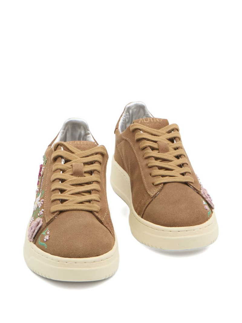 floral-embroidered Dallas sneakers 4
