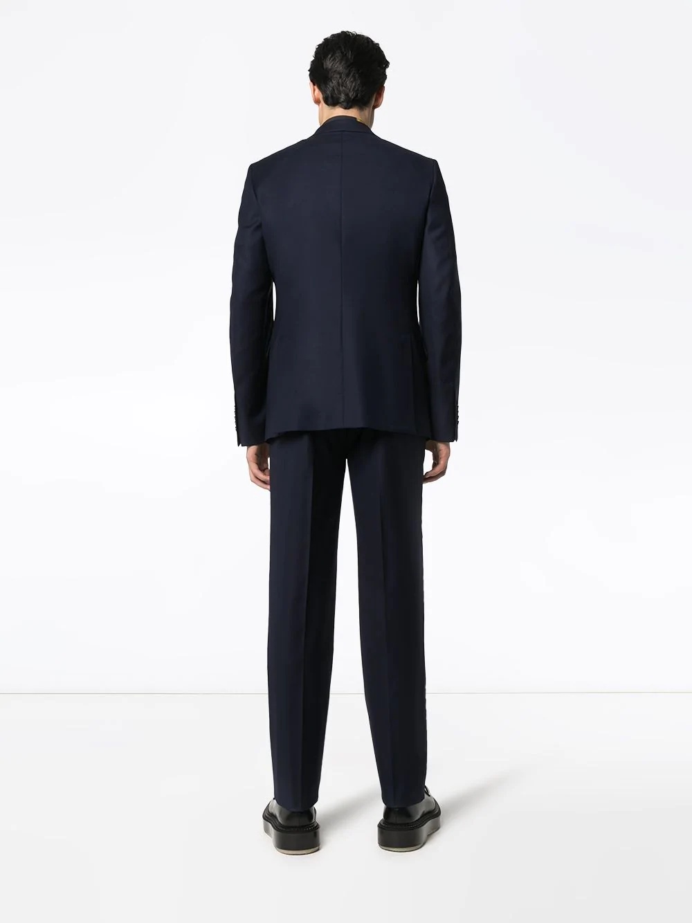 two-piece wool-blend suit - 4