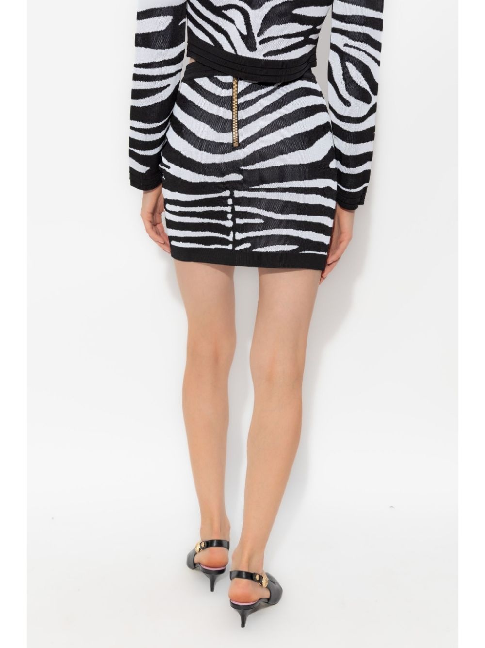 zebra-print skirt - 4