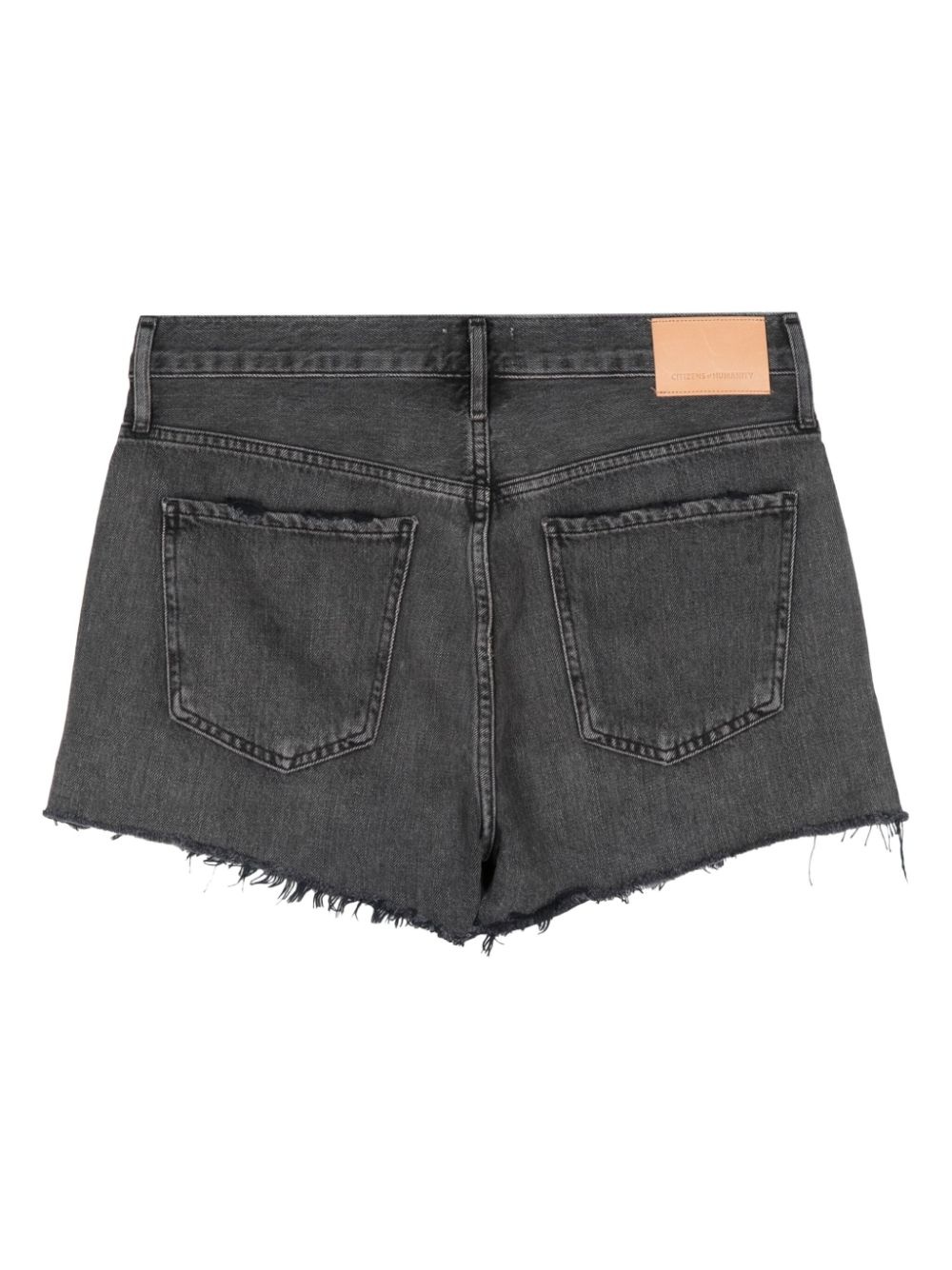 Annabelle raw-cut denim shorts - 2