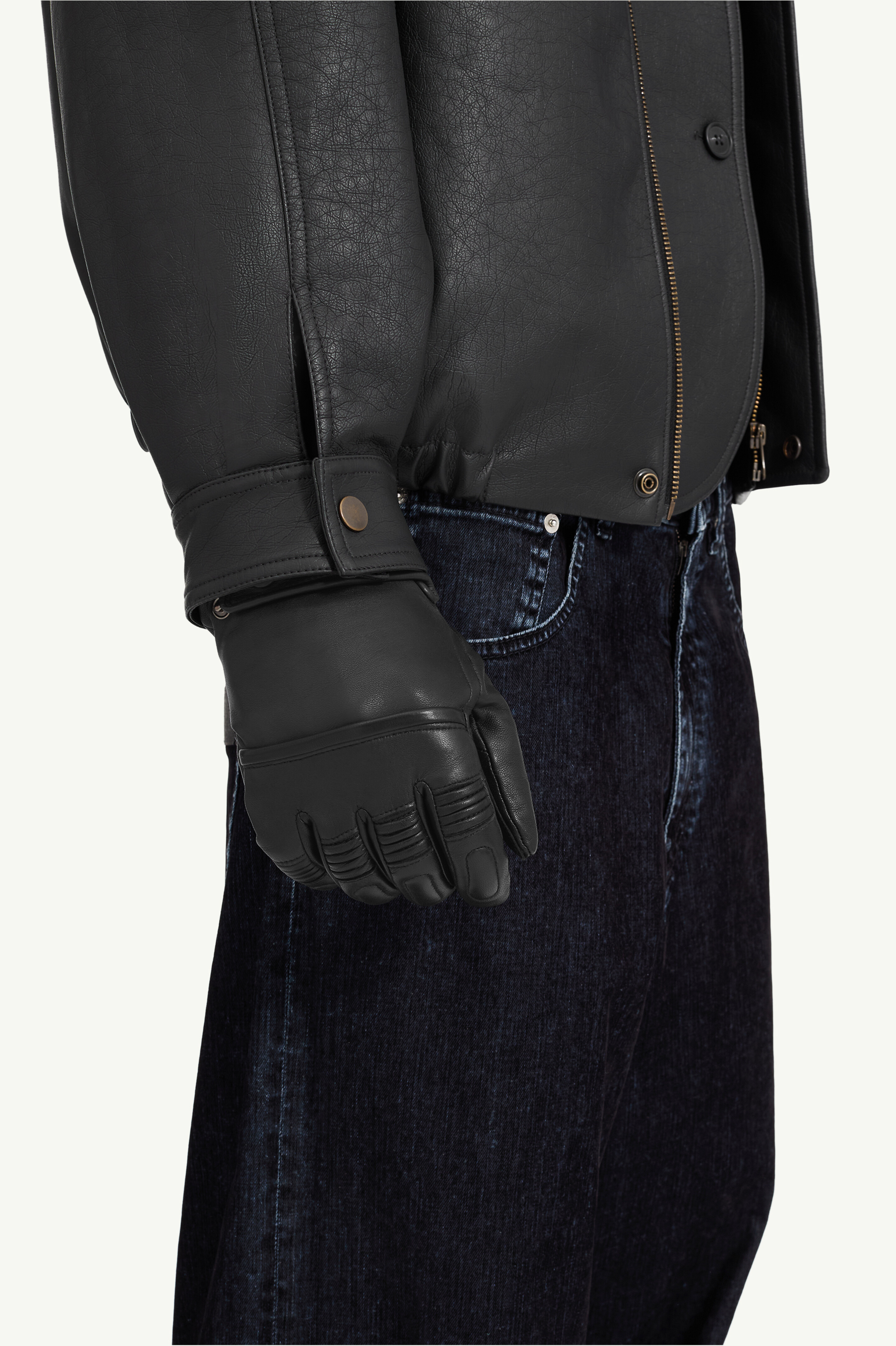 MM6 x Agnelle Leather Gloves - 3