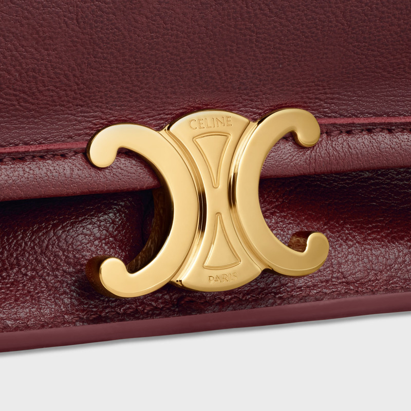 SOFT TRIOMPHE BESACE  IN SUPPLE SHINY LAMBSKIN 8