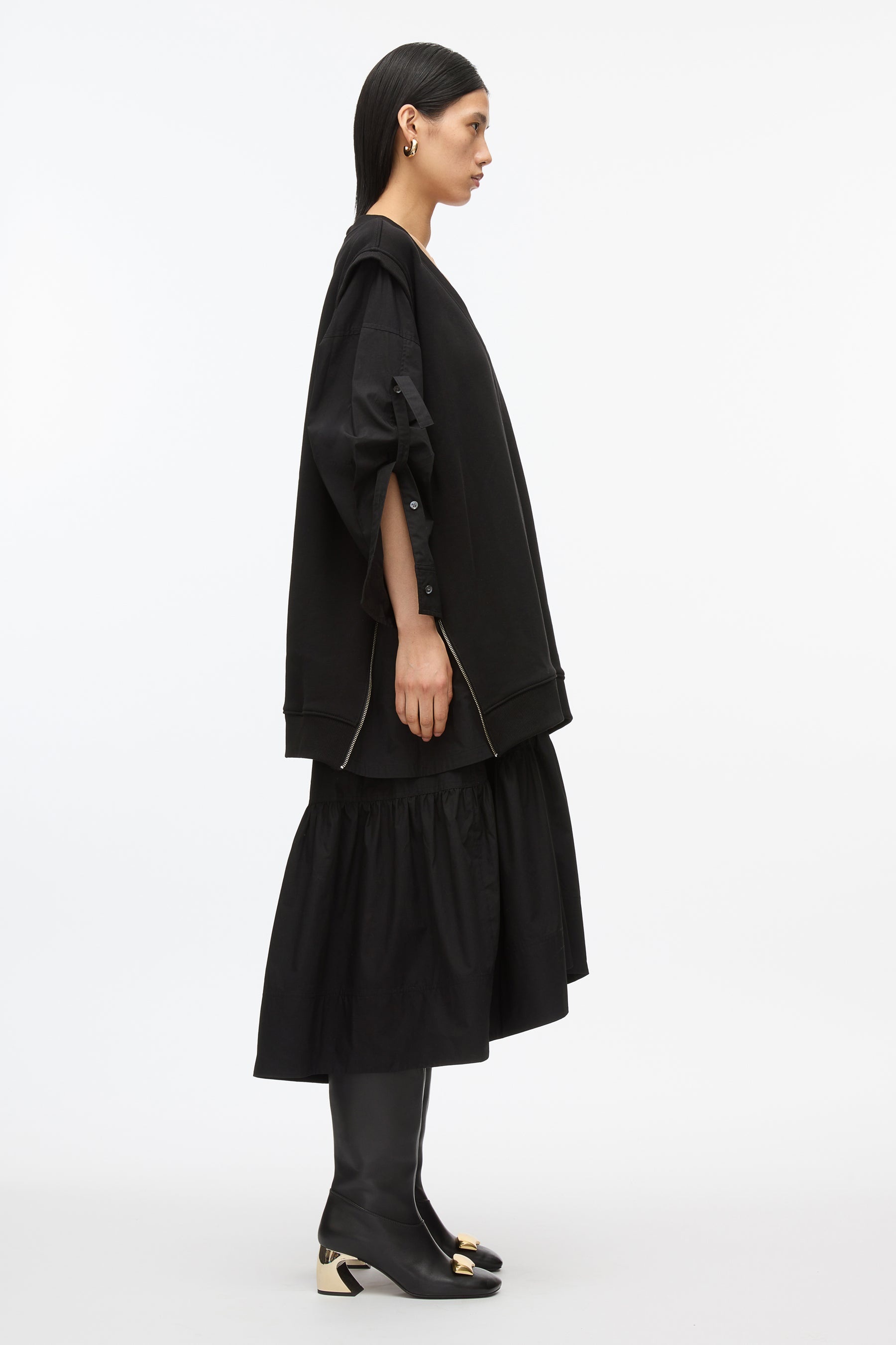French Terry Vest Combo Dress - 2
