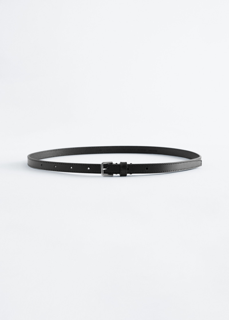 Slim Leather Belt 1
