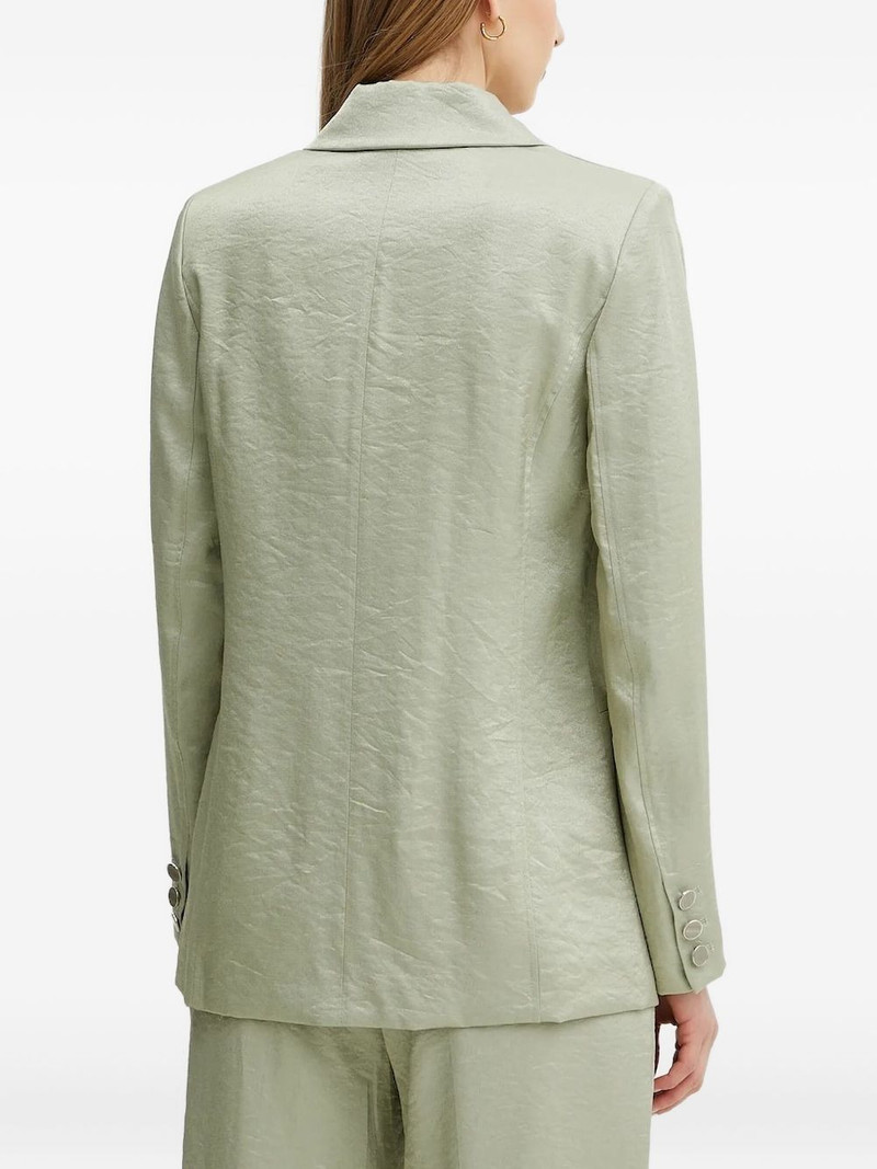GUESS USA double-breasted satin blazer outlook