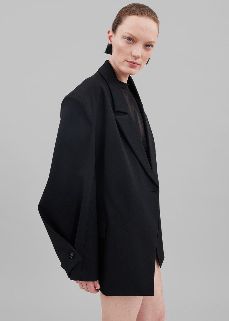 Pia Boxy Blazer - Black 6