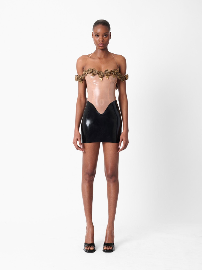 POSTER GIRL FANTASY LATEX DRESS outlook