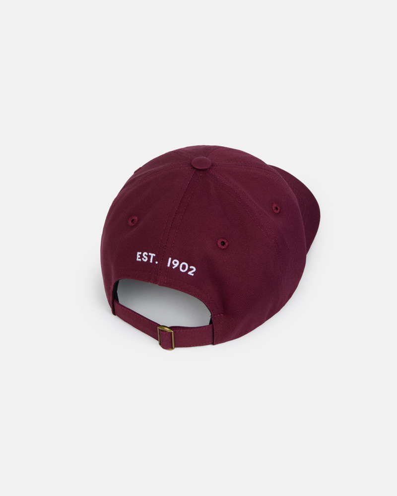 J. PRESS MADE-IN-USA BURGUNDY J. PRESS SEAL DAD HAT outlook