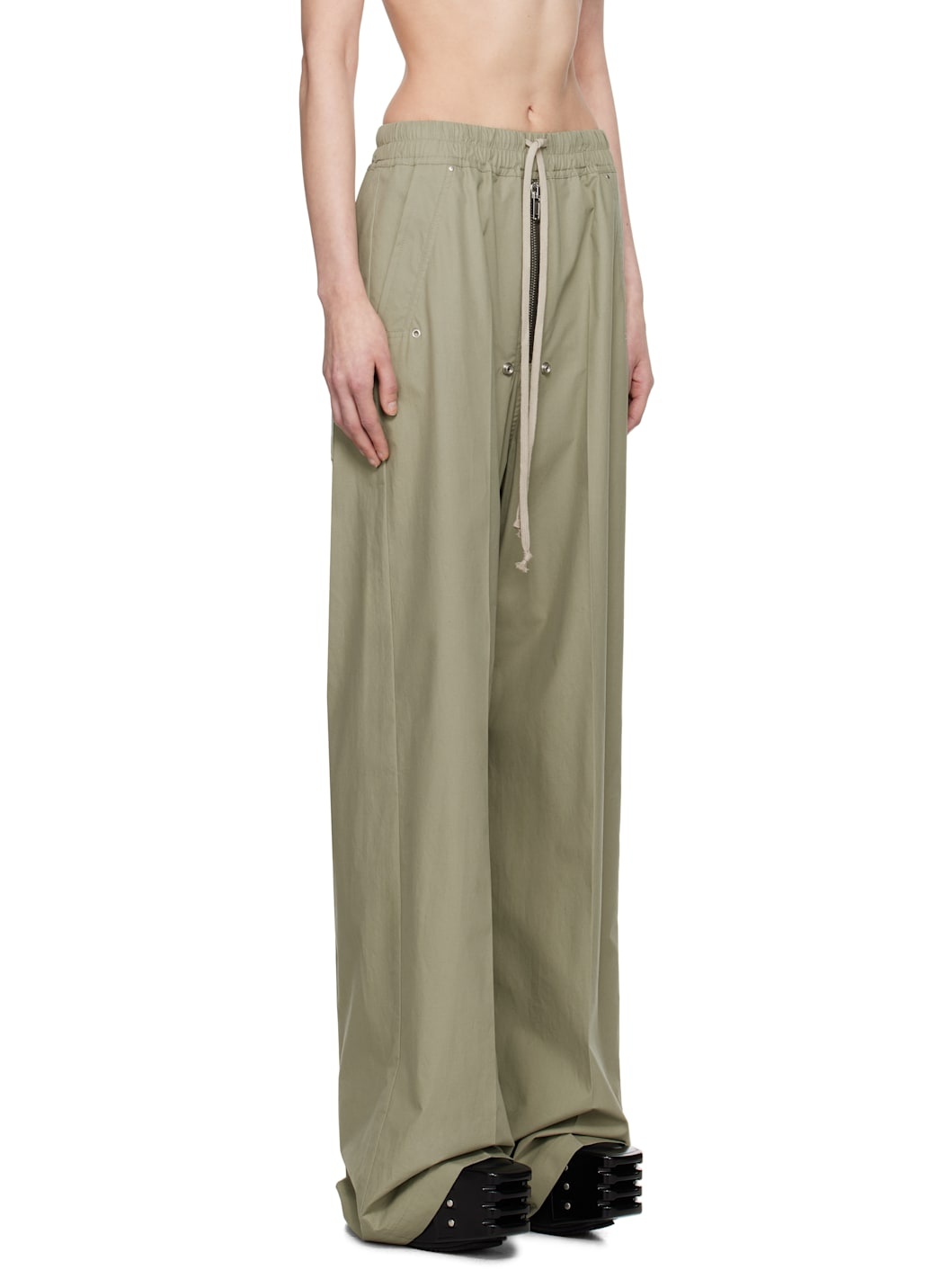 Green Hollywood Wide Bela Lounge Pants - 2
