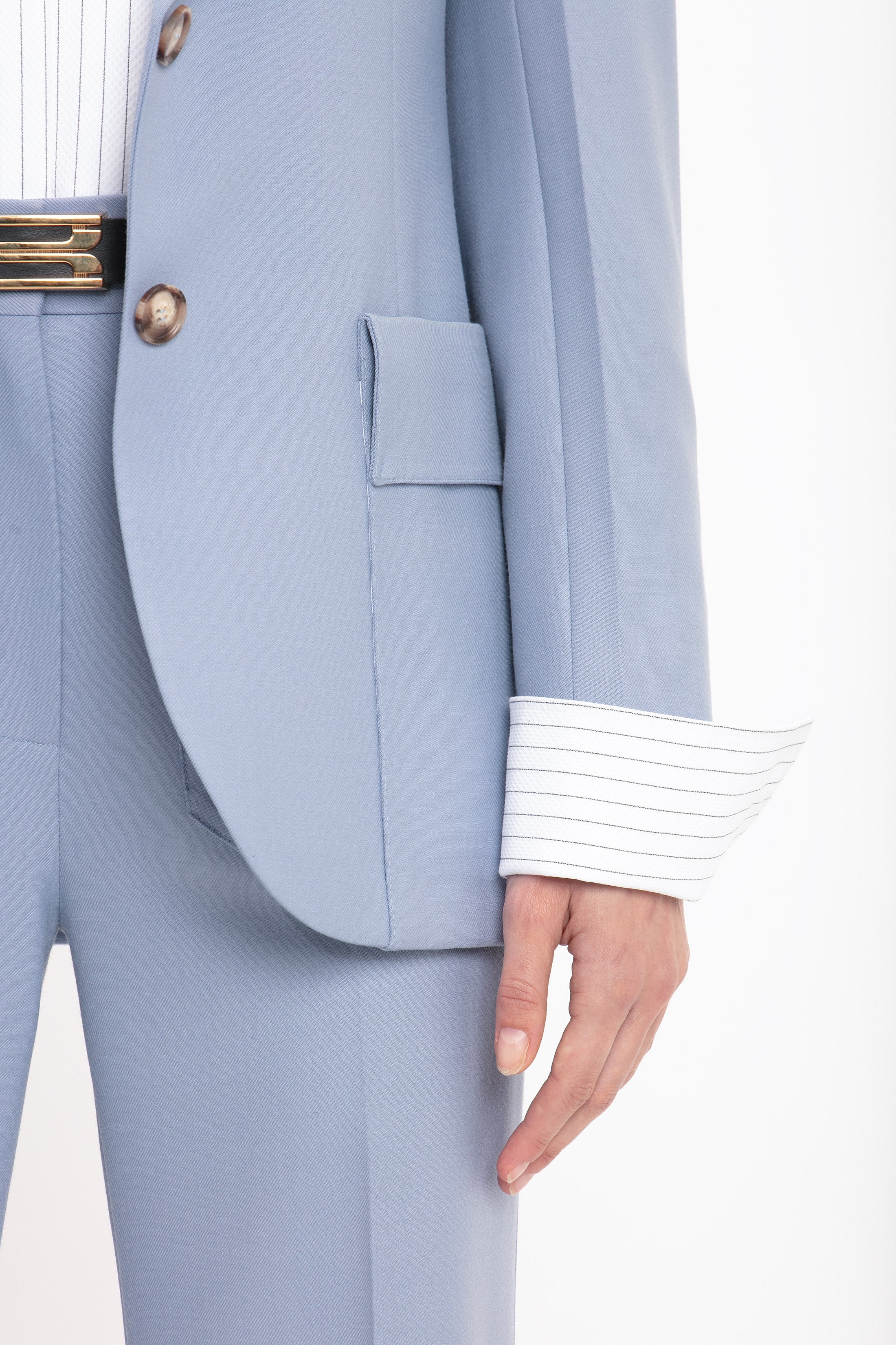 Patch Pocket Jacket In Bluebell - 5