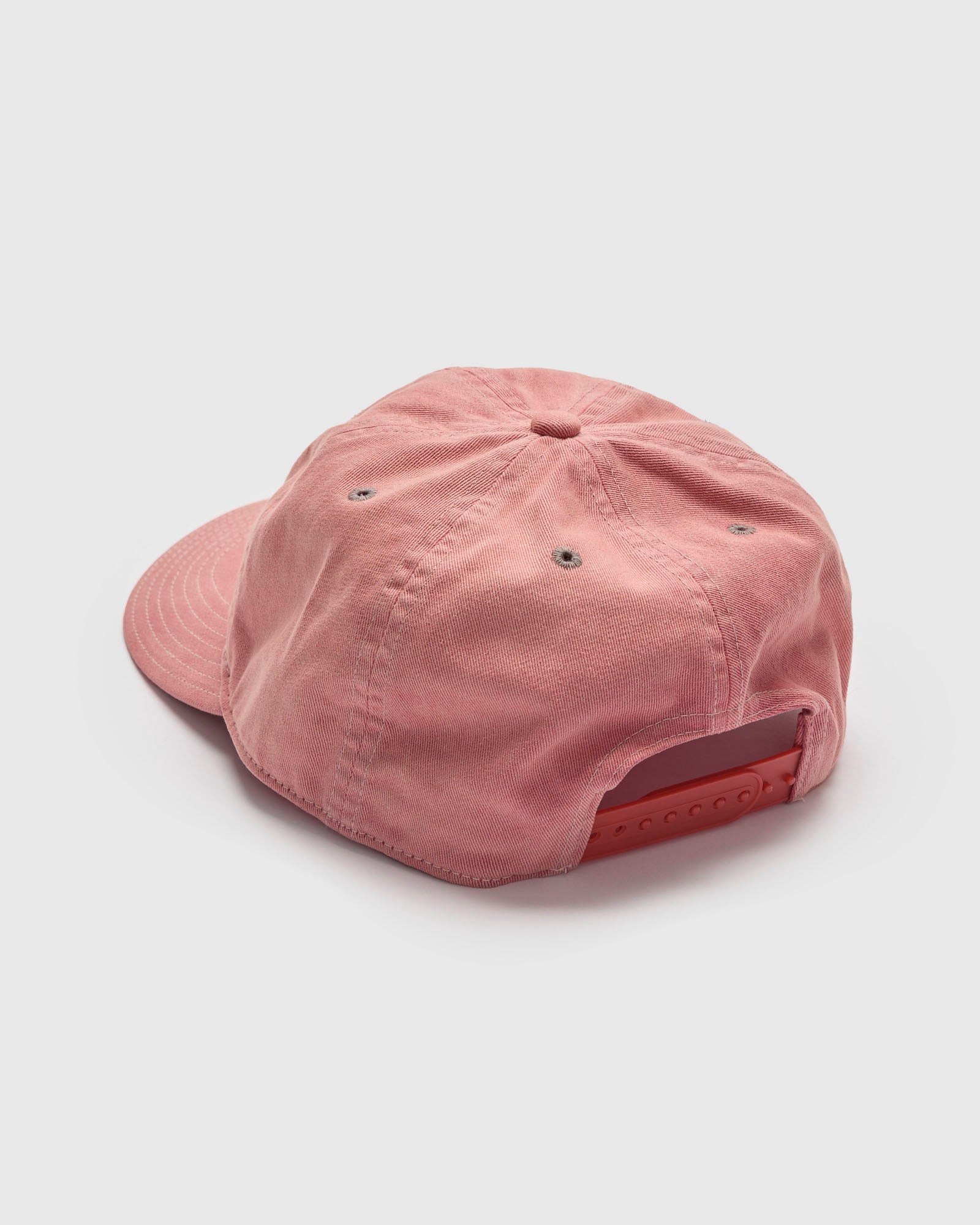 Twill Baseball Cap in Faded Red - 2