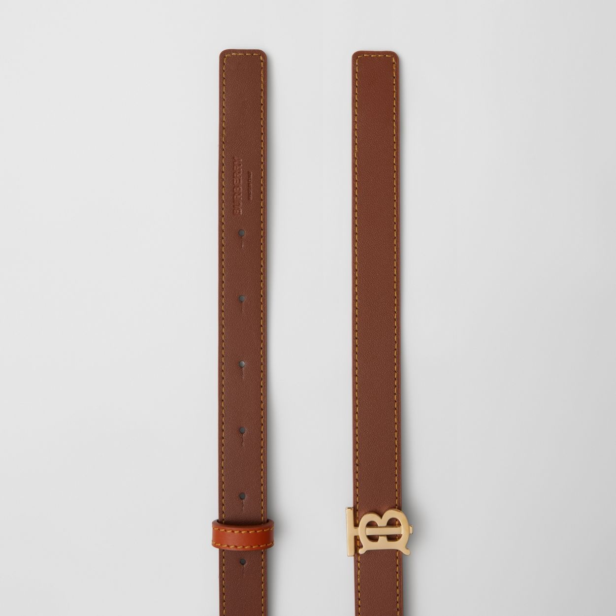 Reversible Monogram Motif Leather Belt - 8