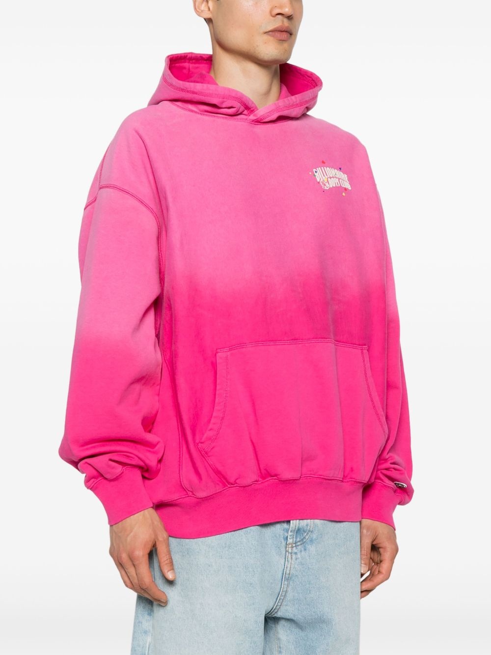 small arch logo hoodie - 3