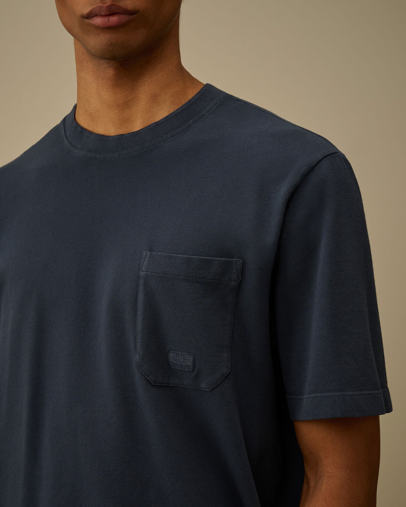 24/1 Piquet Pigment Dyed Short Sleeve T-Shirt 5