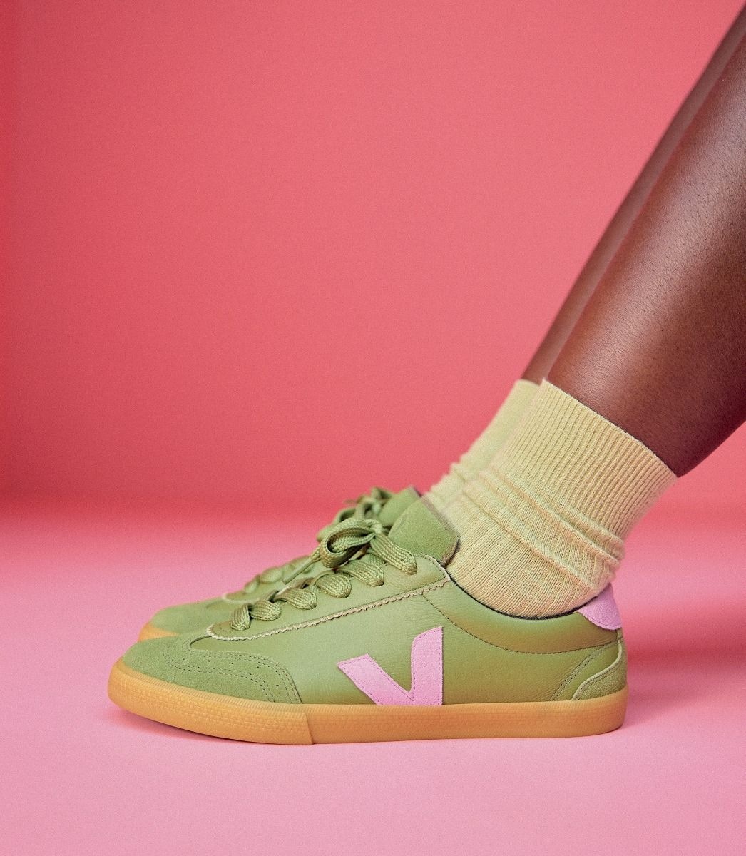 VOLLEY LEATHER VEJA X MAKE MY LEMONADE KIWI ORCHID - 5