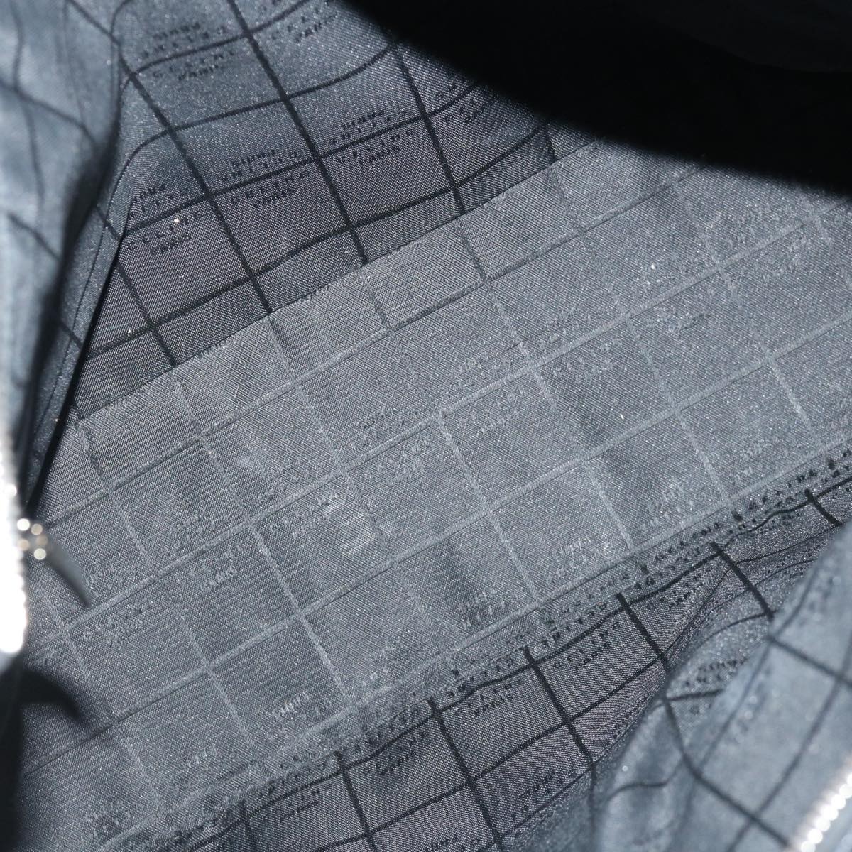 CELINE Macadam Canvas Tote Bag Enamel Silver Black - 11
