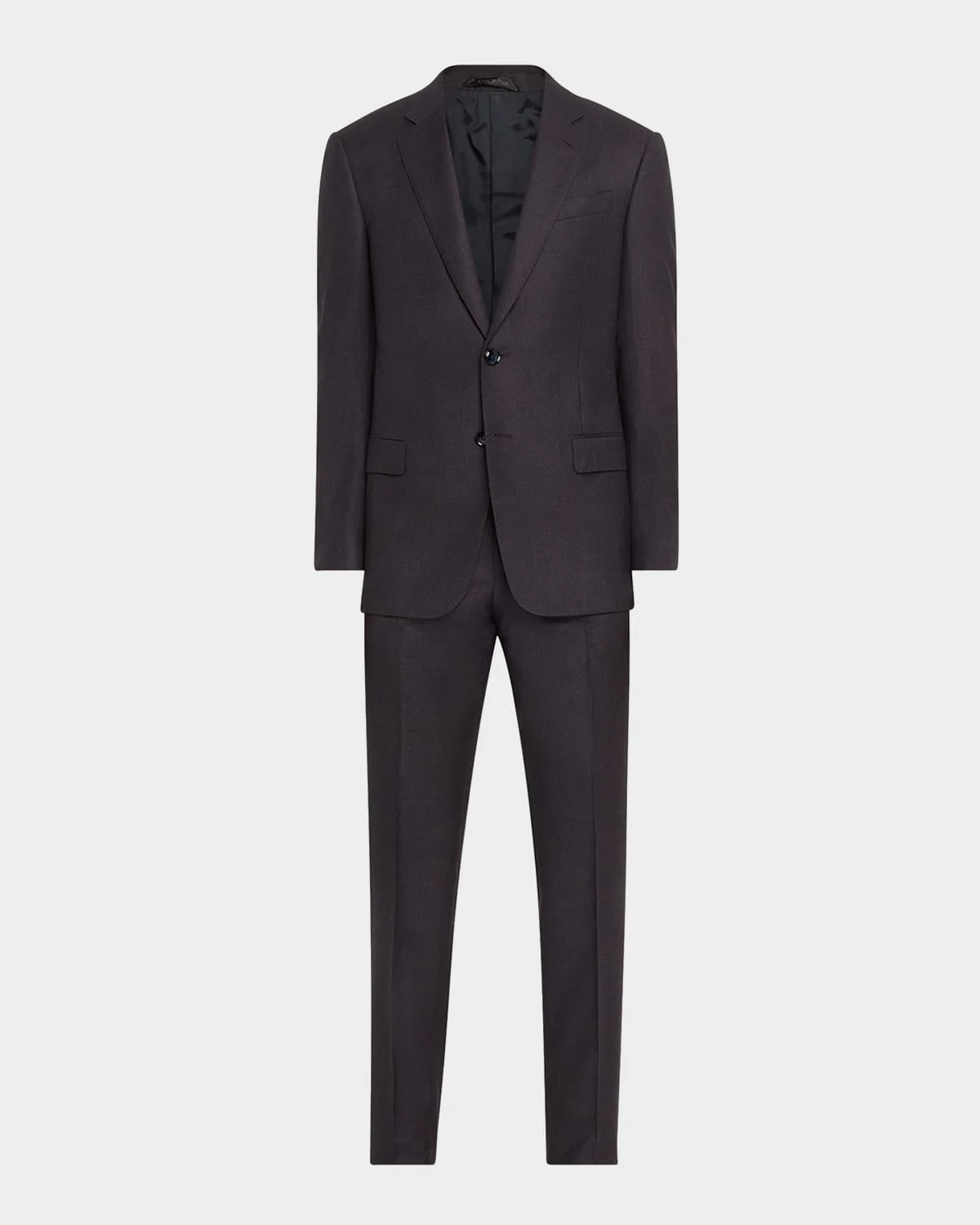 Men's Micro-Textured Wool Classic Fit Suit - 1