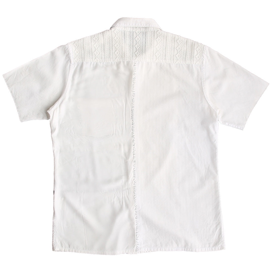 Coup de Grace - Undercover Silk Paneled Laced Button Up S/S03 Size Medium - 2