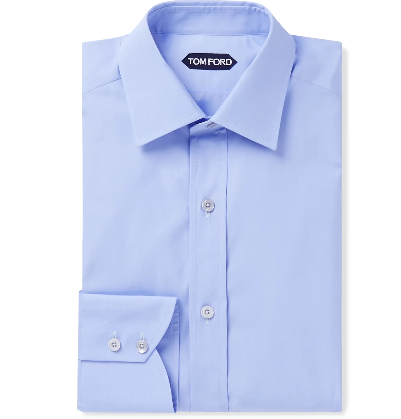 Slim-Fit Cotton-Poplin Shirt - 1