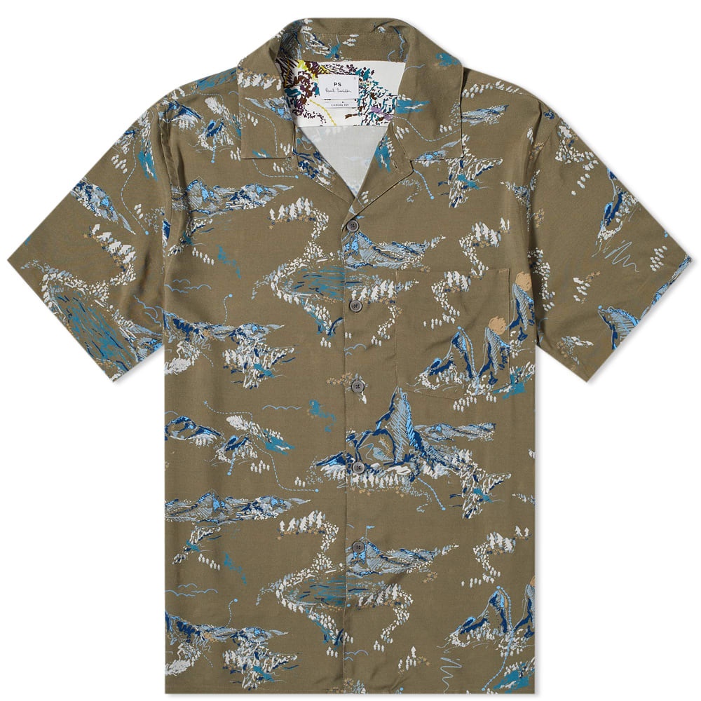 Paul Smith Mountain Print Vacation Shirt - 1