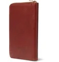 Burnished Full-Grain Leather Zip-Around Wallet - 6