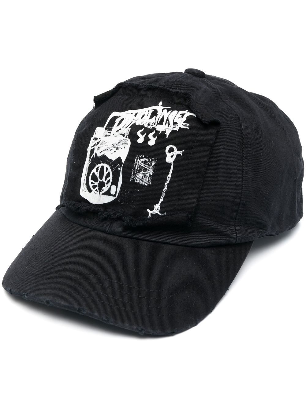 logo print cap - 1