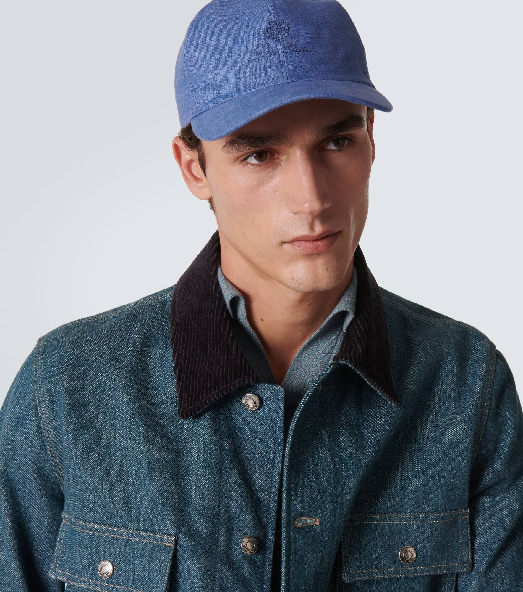 My Baseball logo denim baseball cap - 2