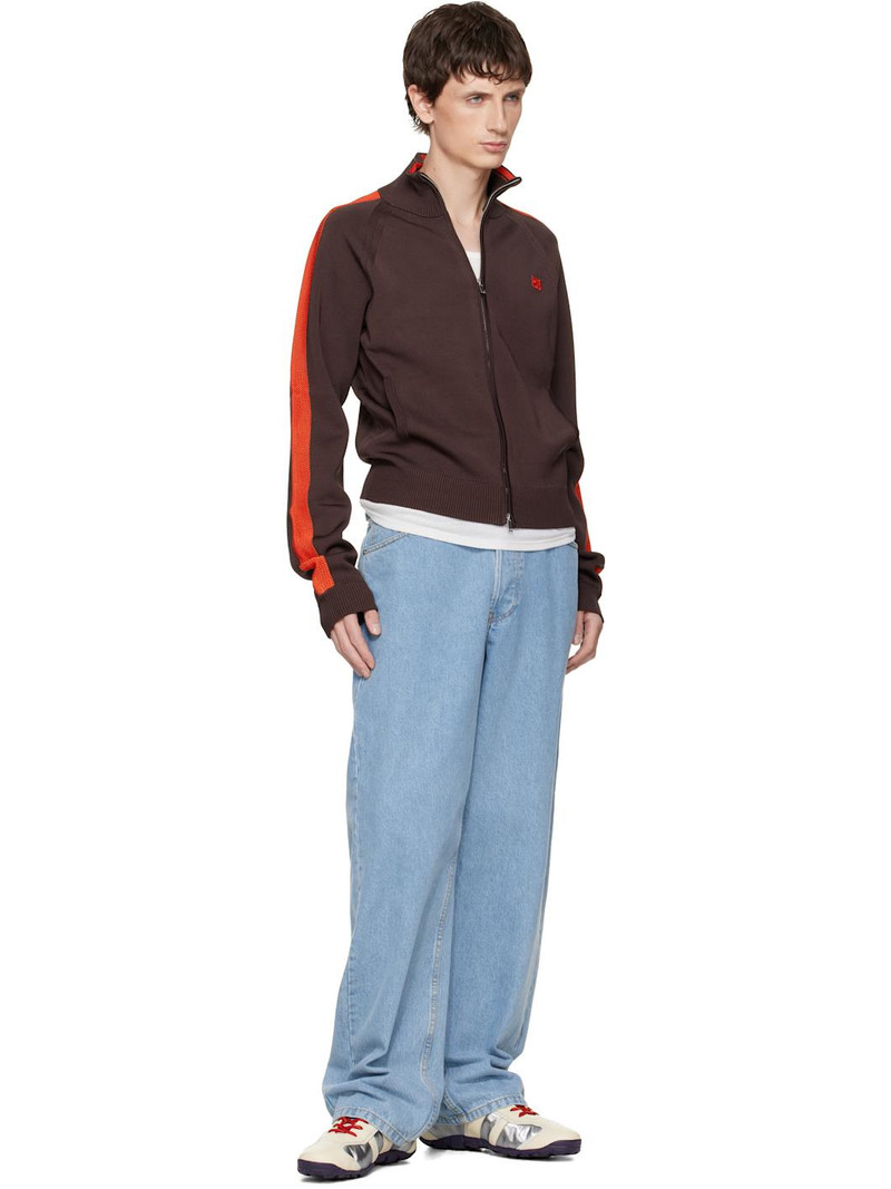 WALES BONNER Off-White & Silver Cadence Sneakers outlook