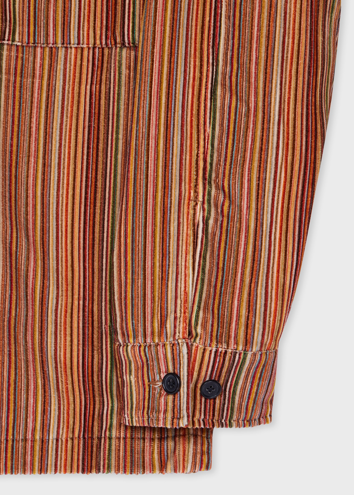 'Signature Stripe' Corduroy Overshirt - 3